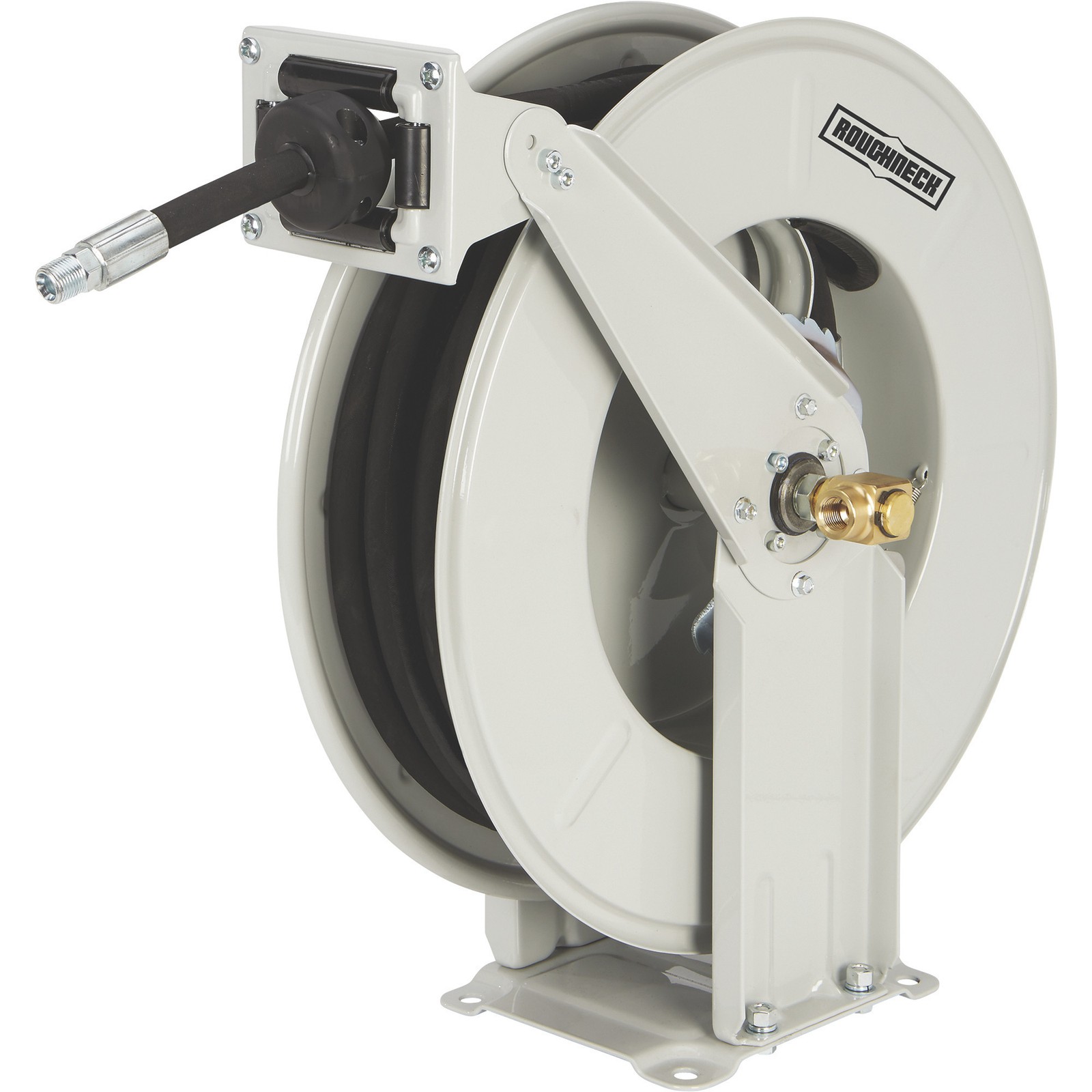 Strongway Heavy-Duty Oil Hose Reel with 3/8in. x 50ft. Hose