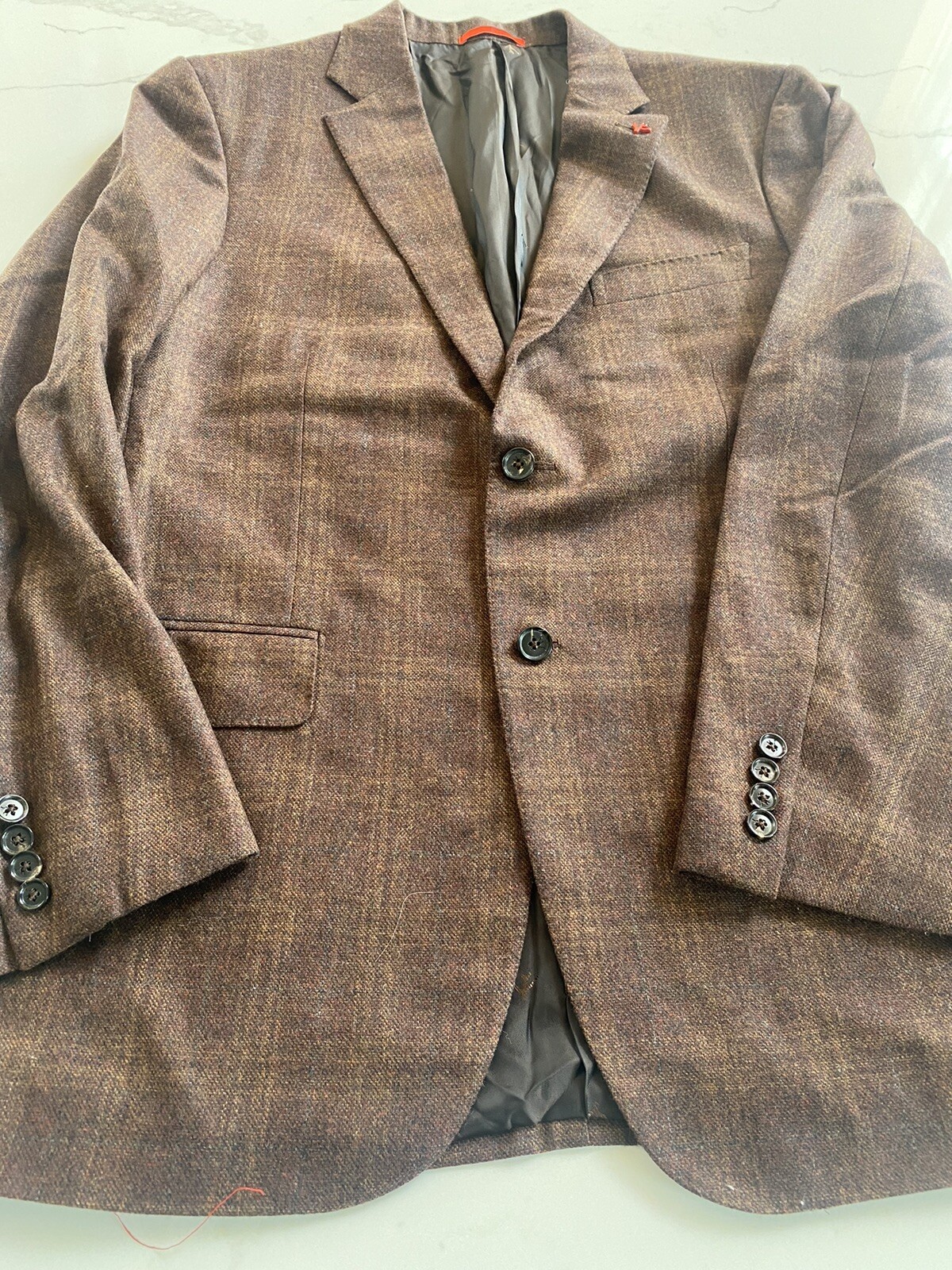 NWT $2895 Isaia Sportcoat - Rusty Plaid - US 44/EU 56  - Nuova Base \