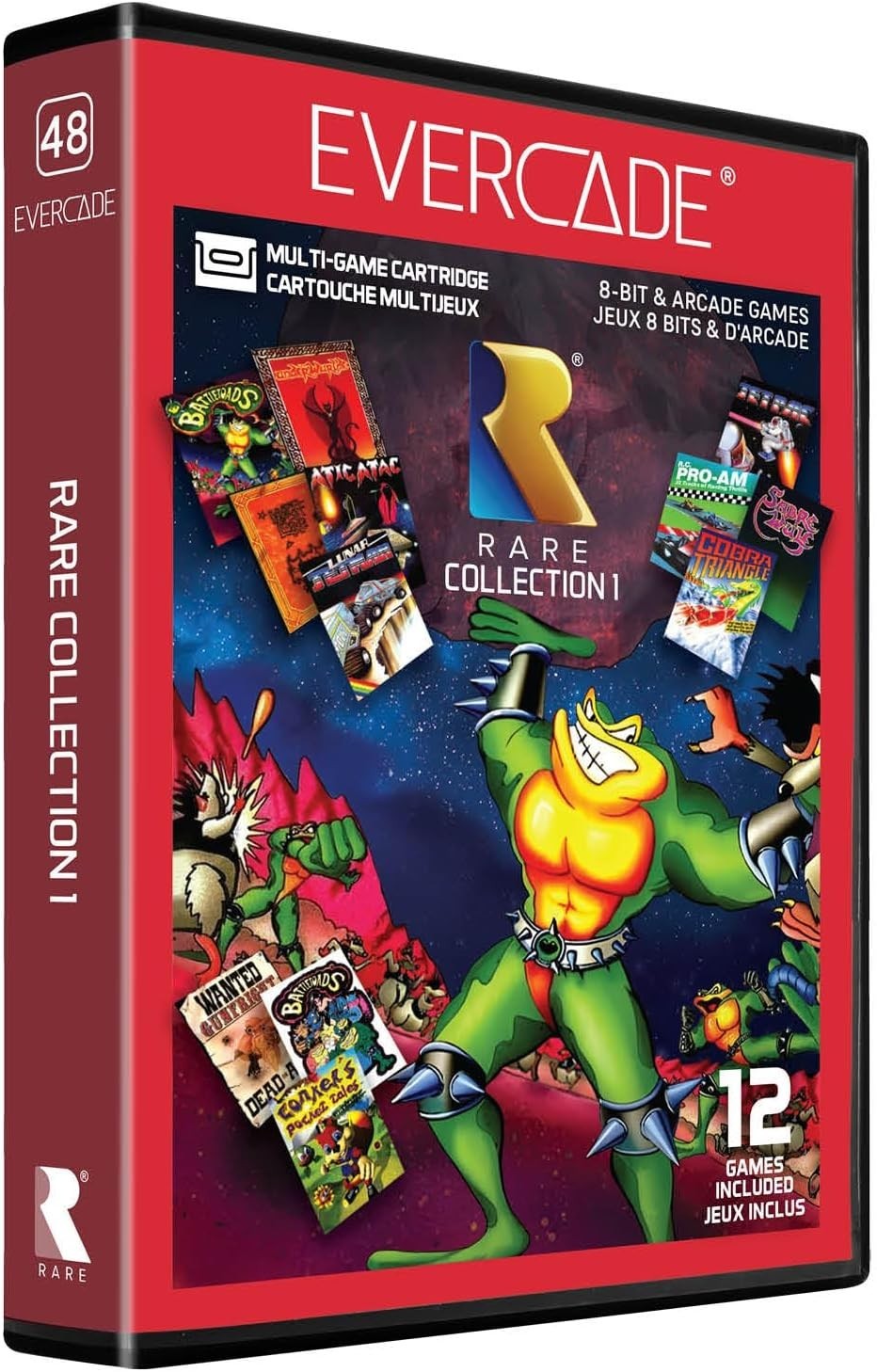 Evercade 48 Rare Collection 1 - 12 Games NEW Sealed Limited Collectors Edition Evercade 48 Rare Collection 1 - 12 Games NEW Sealed Limited Collectors Edition