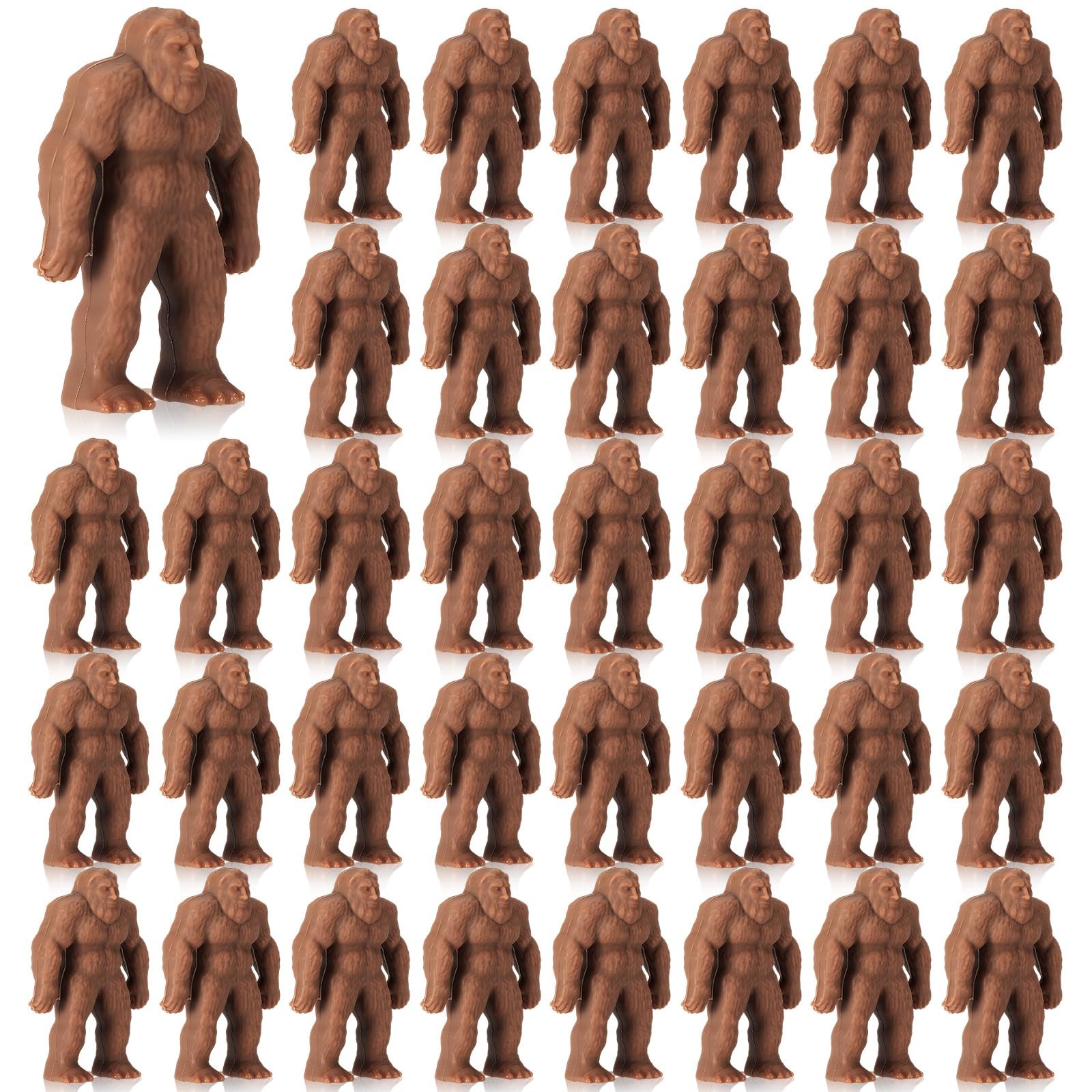 Chunful Mini Bigfoot Figurines Gifts Little Sasquatch Bulk, 36 Pcs