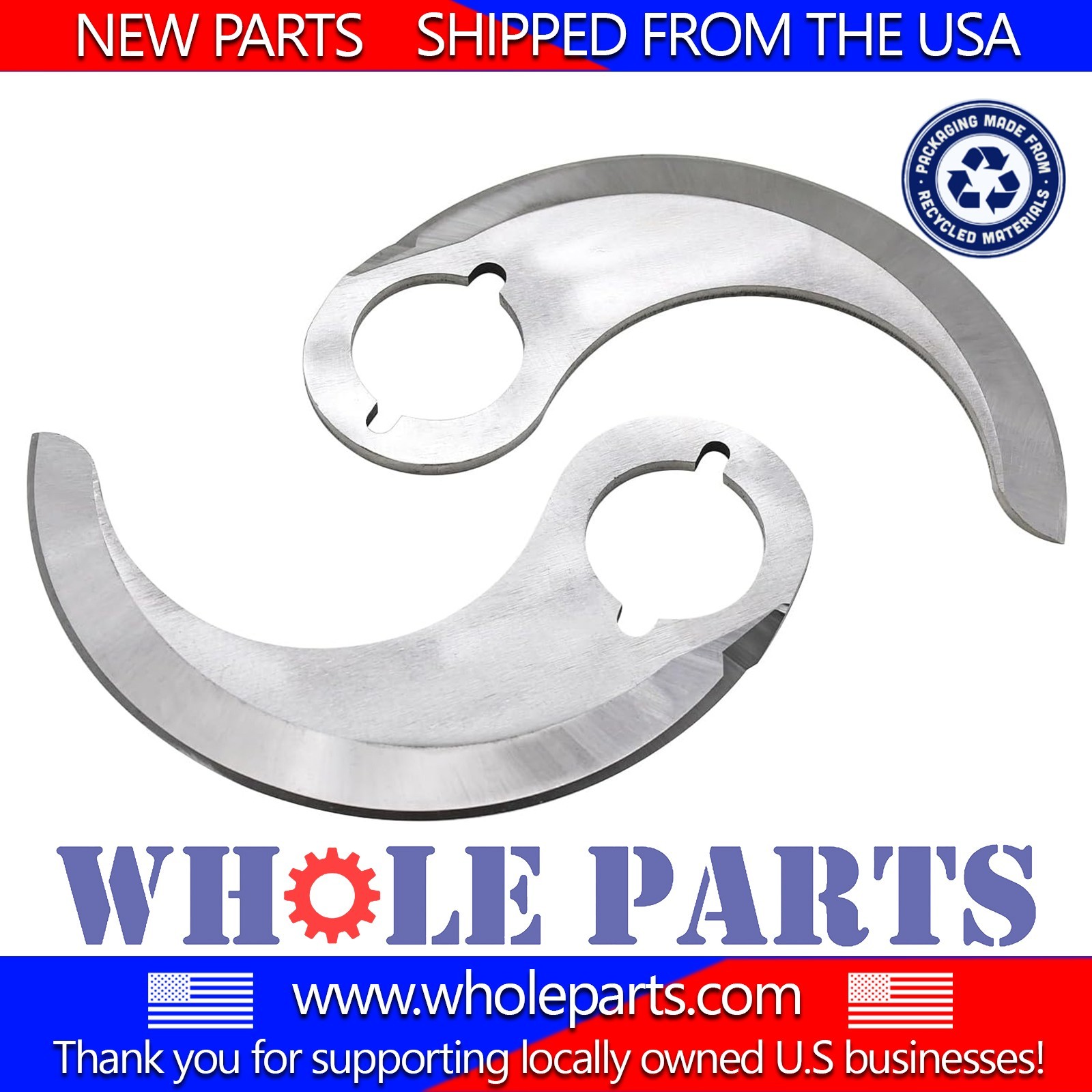 New 2 Knife Blade For ​Hobart HCM 450 #00-274662 #274662