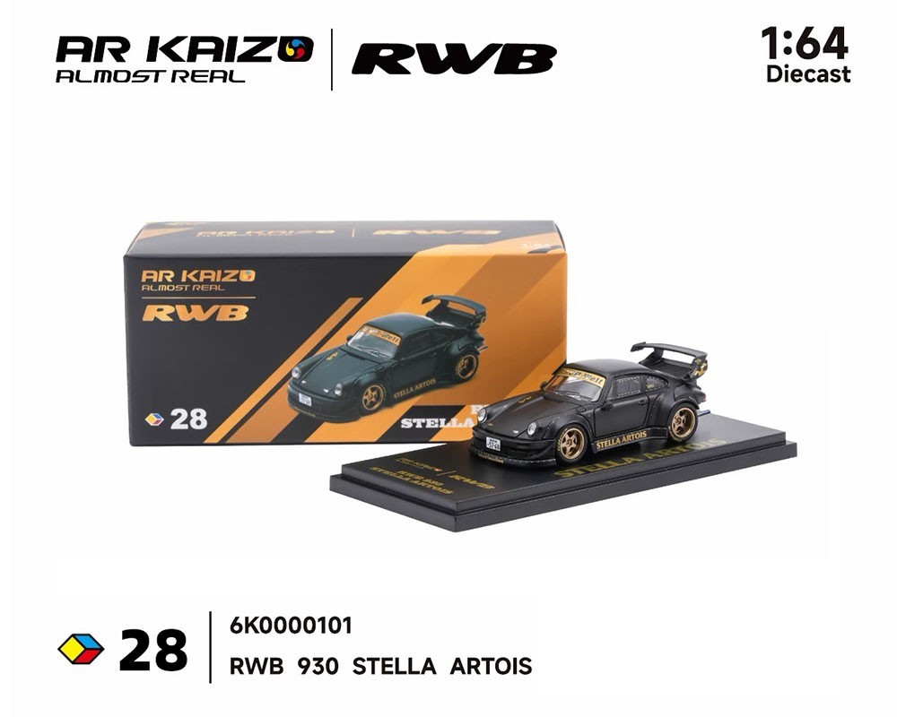 Almost Real KAIZO RWB 930 Stella Artois 2026 Hobby Expo China 1/64 OPENED BOX