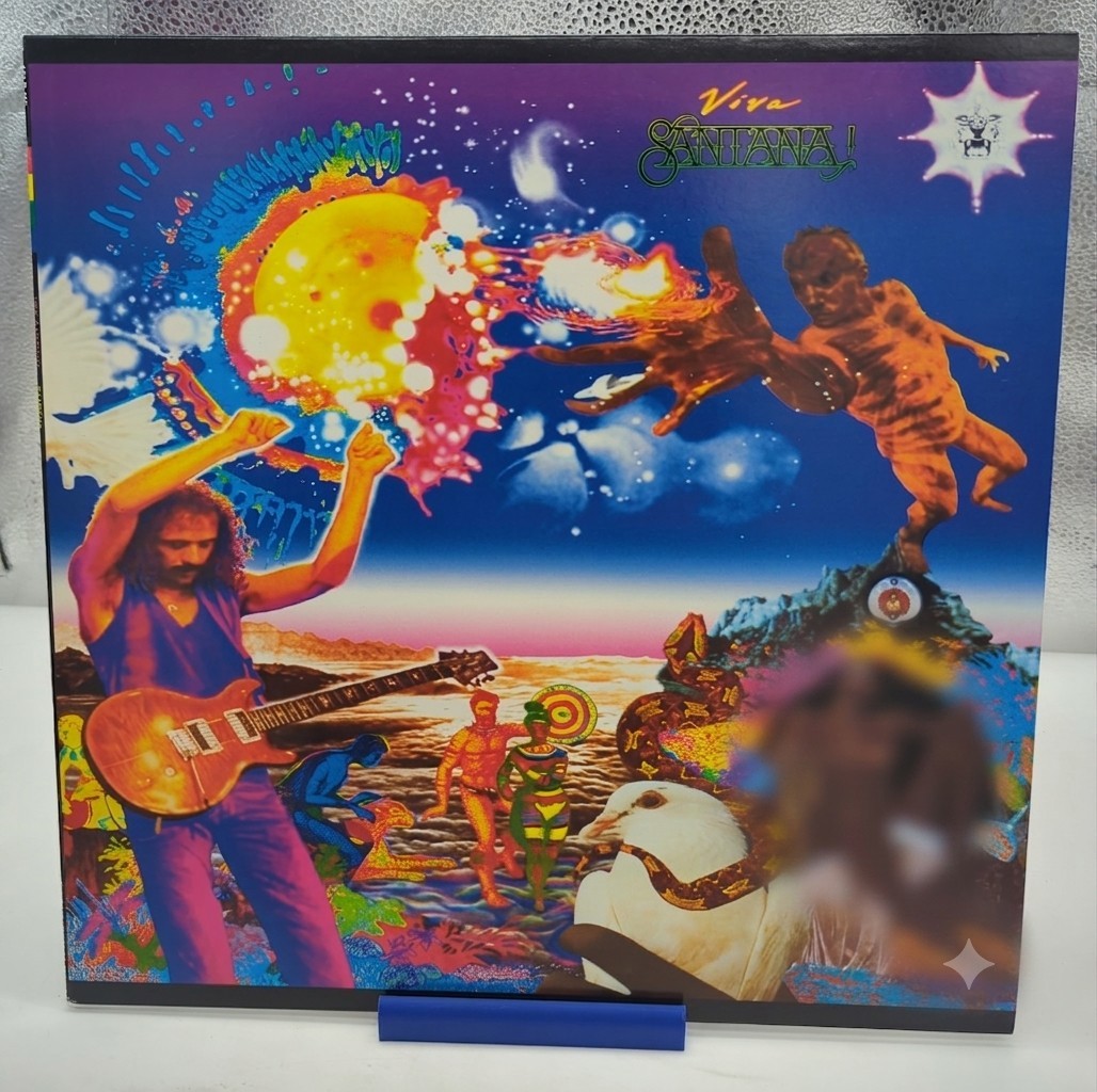 Viva Santana LaserDisc Japan 42LP 115 CBS Sony Carlos Santana Live Concert Vinta