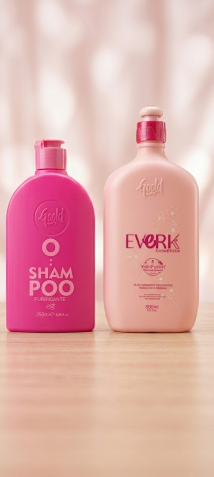 EVERK Yejin fusion progressive hair 500ml+ purifying shampoo 250ml  GOLD SPELL