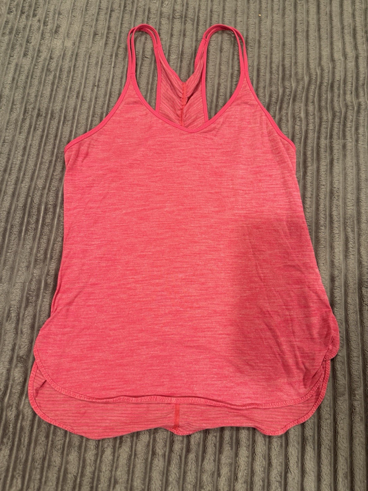 Lululemon Women’s Pink Racerback Scoop Neck Lightweight Stretch Tank Top S