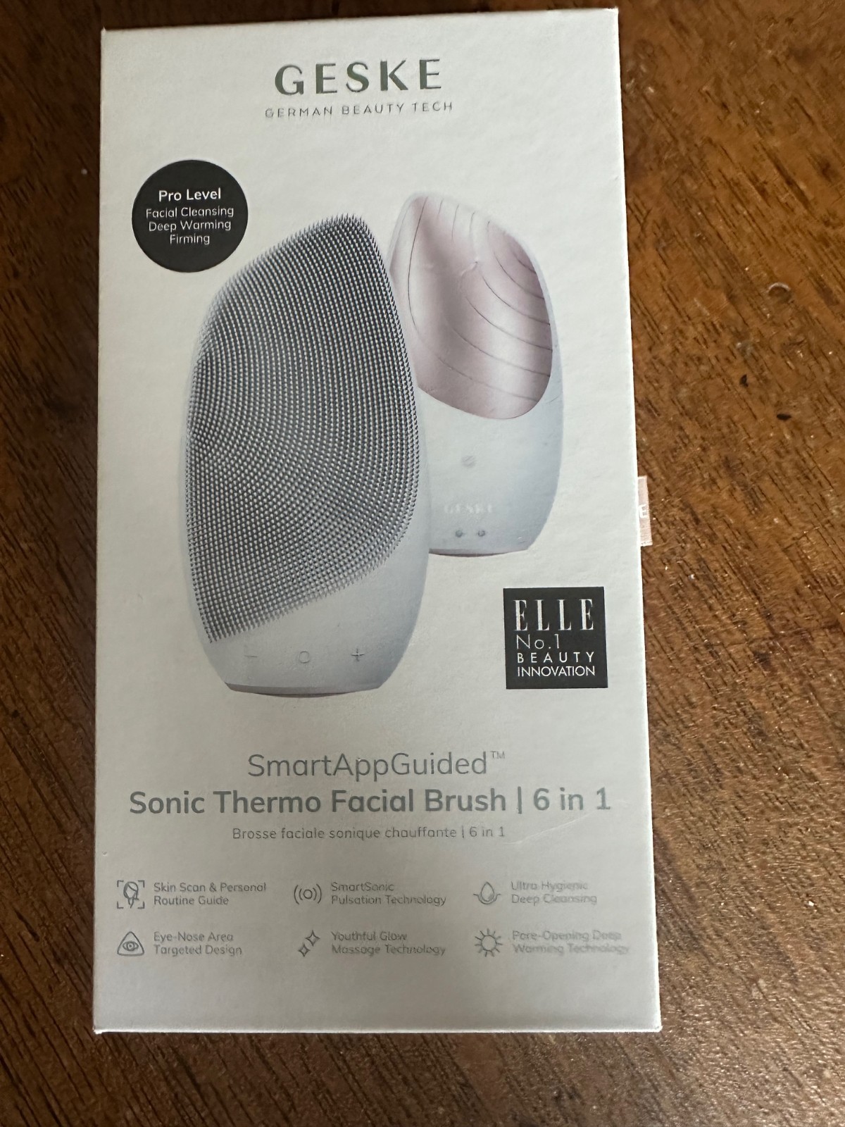 Geske Sonic Thermo Facial Brush 6 in 1 - ELLE No. 1 Beauty Innovation