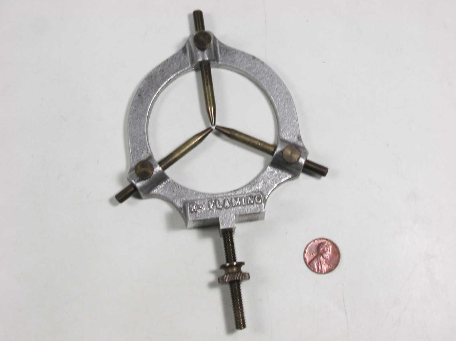 Vintage Watchmaker or Jeweler Lathe - Steady Rest Made by R-Flaming