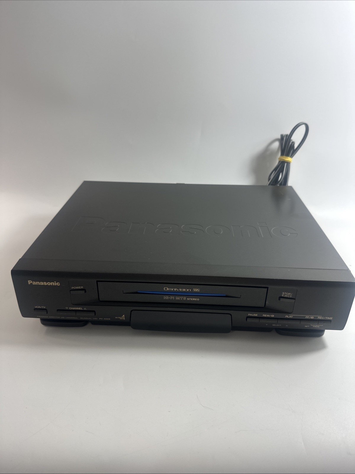 Panasonic Omnivision PV-4459 VCR PLAYER, Display does not work but plays Panasonic Omnivision PV-4459 VCR PLAYER, Display does not work but plays