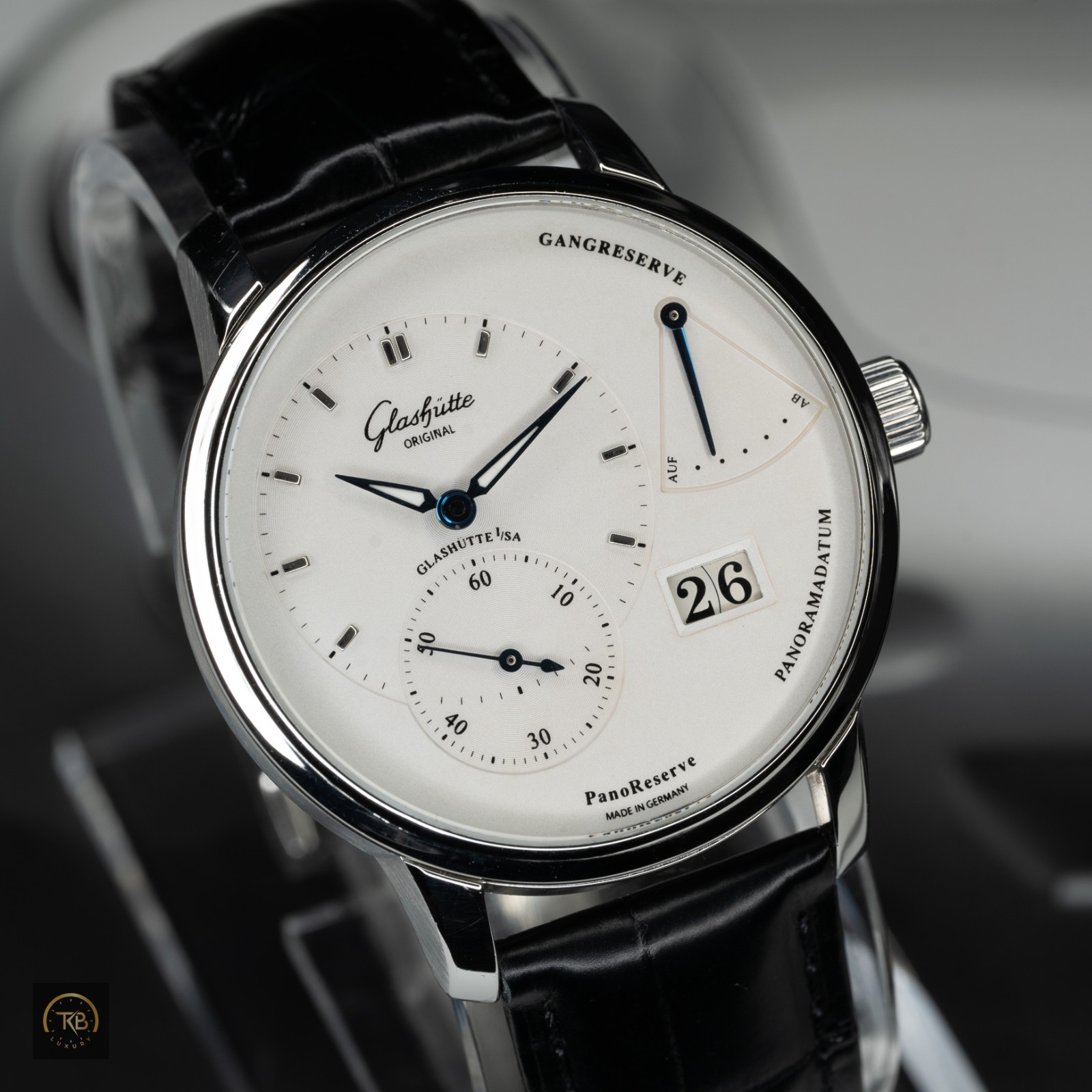 Glashutte Original PanoReserve White/Silver Dial 2025 Box & Papers