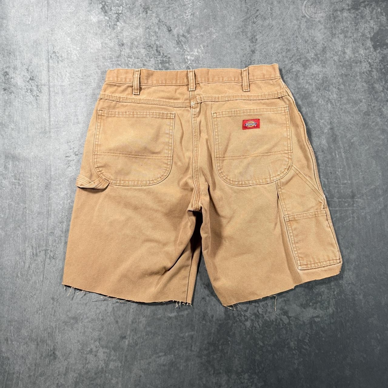 • Y2K Tan dickie carpenter cut offs