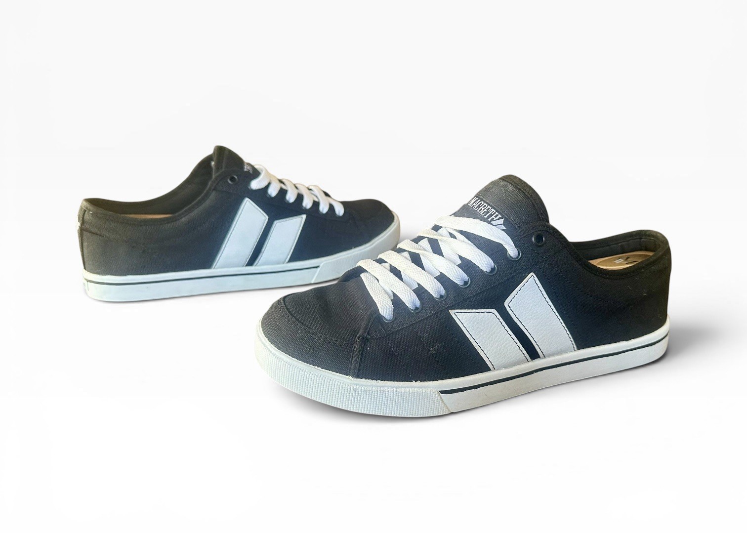 Macbeth Manchester Shoes Men’s Size 10 US Black White Footwear (BKI 1109)