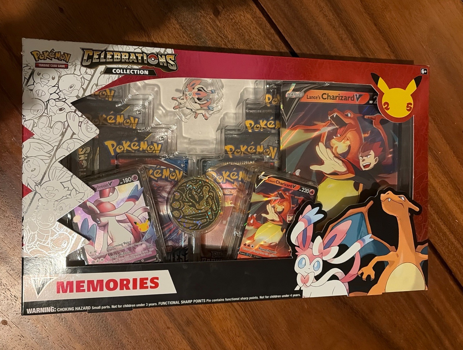 Pokemon TCG Celebrations V Memories Collection Box Sylveon Charizard SEALED