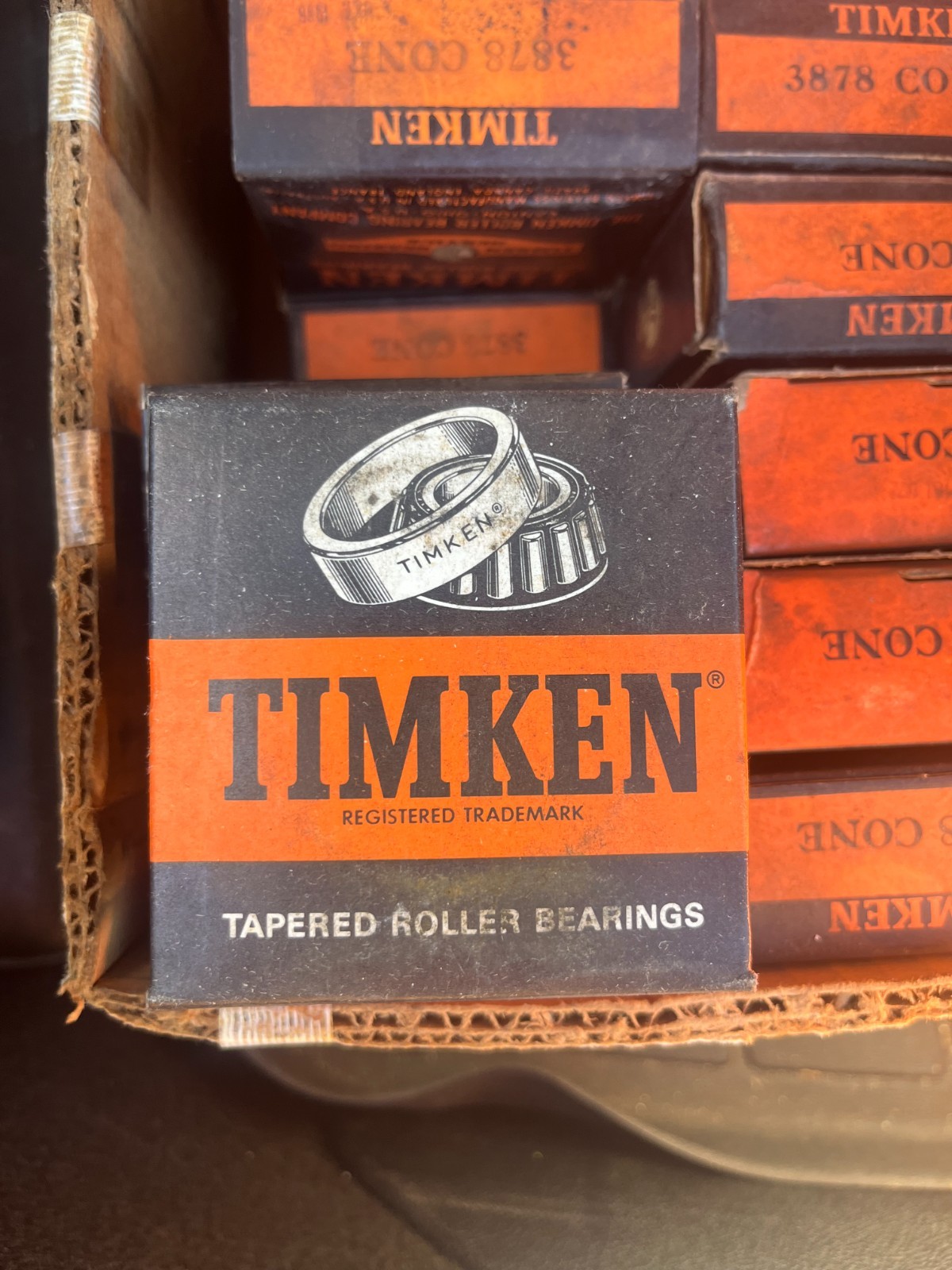 NOS - TIMKEN 3878 TAPERED ROLLER BEARING, SINGLE CONE, PRECISION TOLERANCE