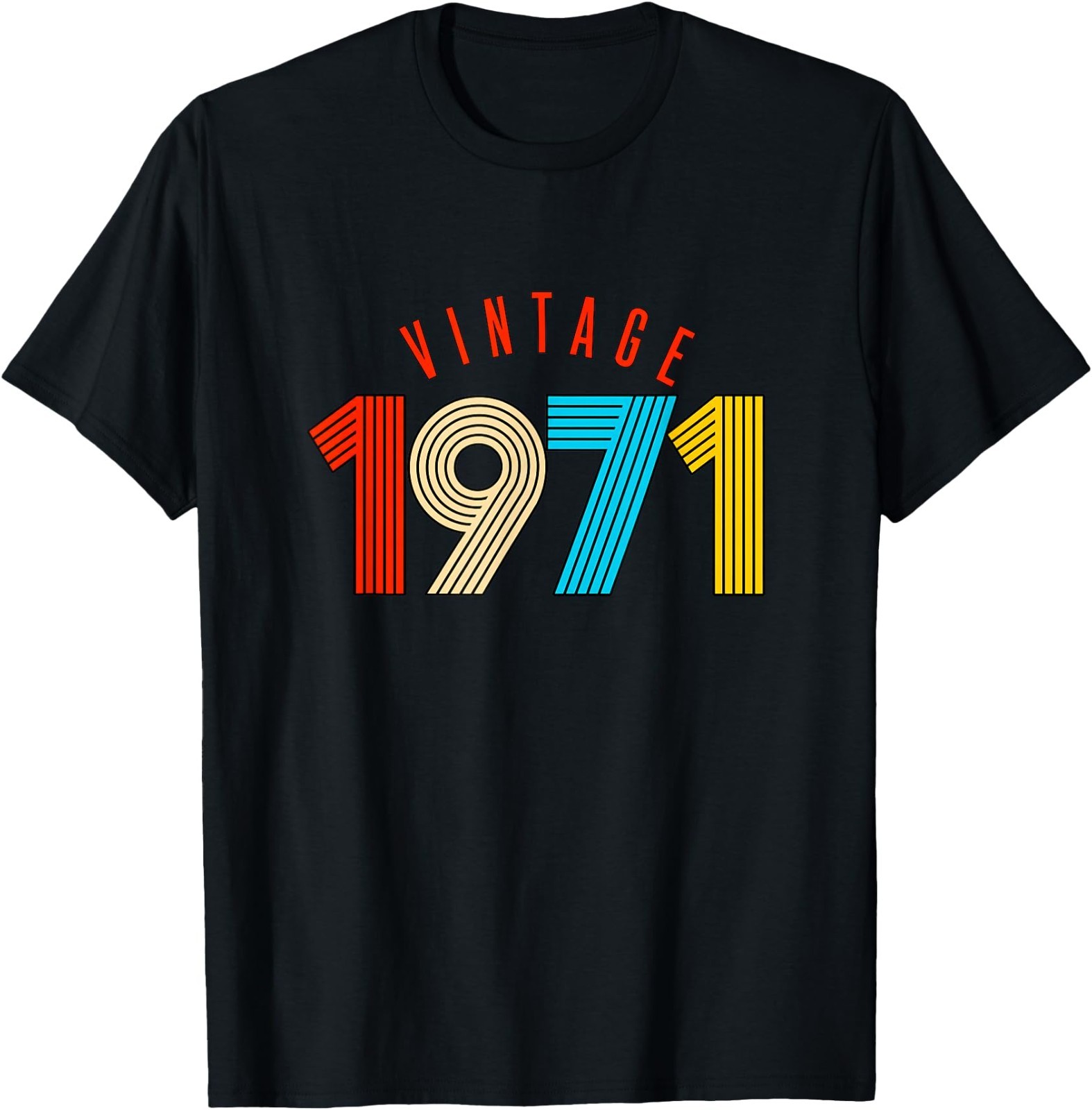 Vintage 1971 Retro Seventies Birthday T-Shirt