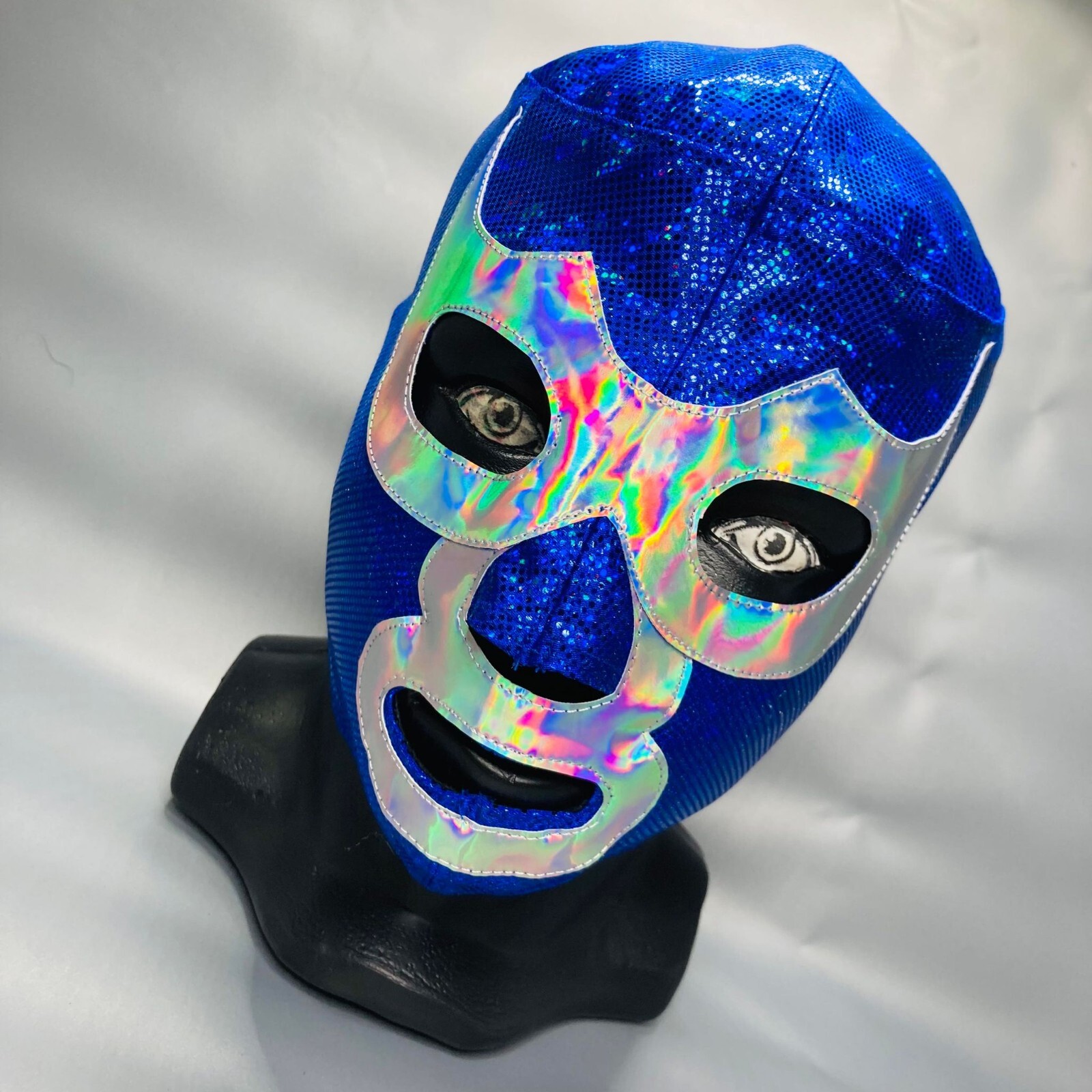 Blue Demon Semi Professional Grade Wrestling Mask Luchador Handmade Mask Lucha