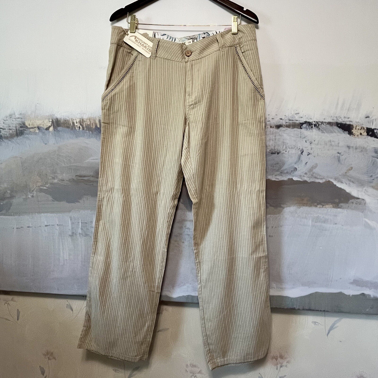 MOUNTAIN KHAKIS Pants NWT Seaside Freestone Womens 12 Reg Relaxed Fit Island