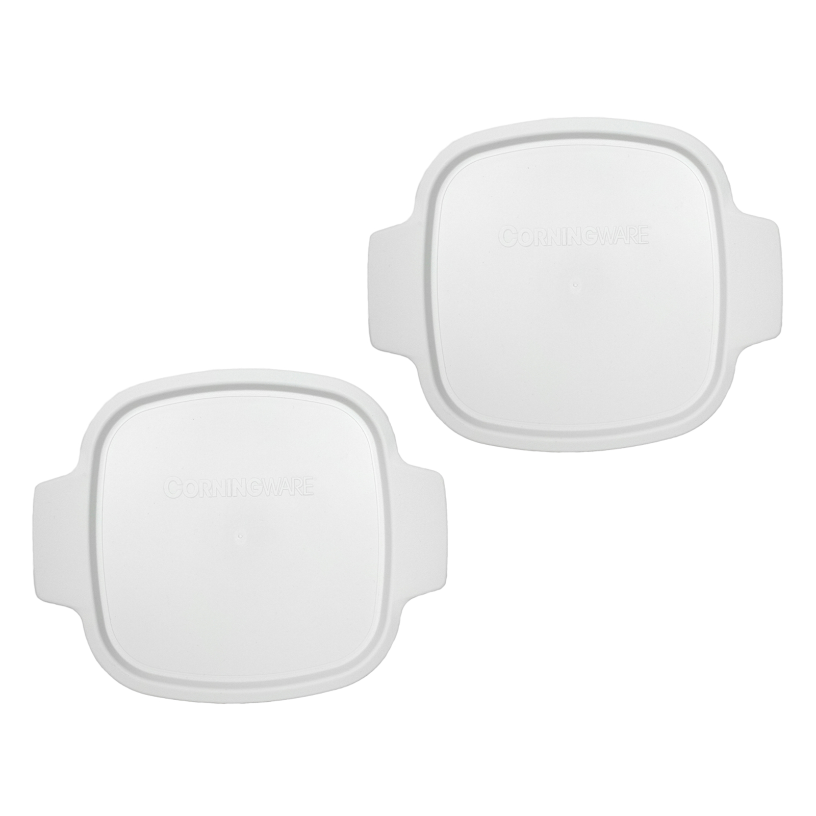 Corningware A-1-PC 1.5qt White Plastic Replacement Lid 2PK for Casserole Dish