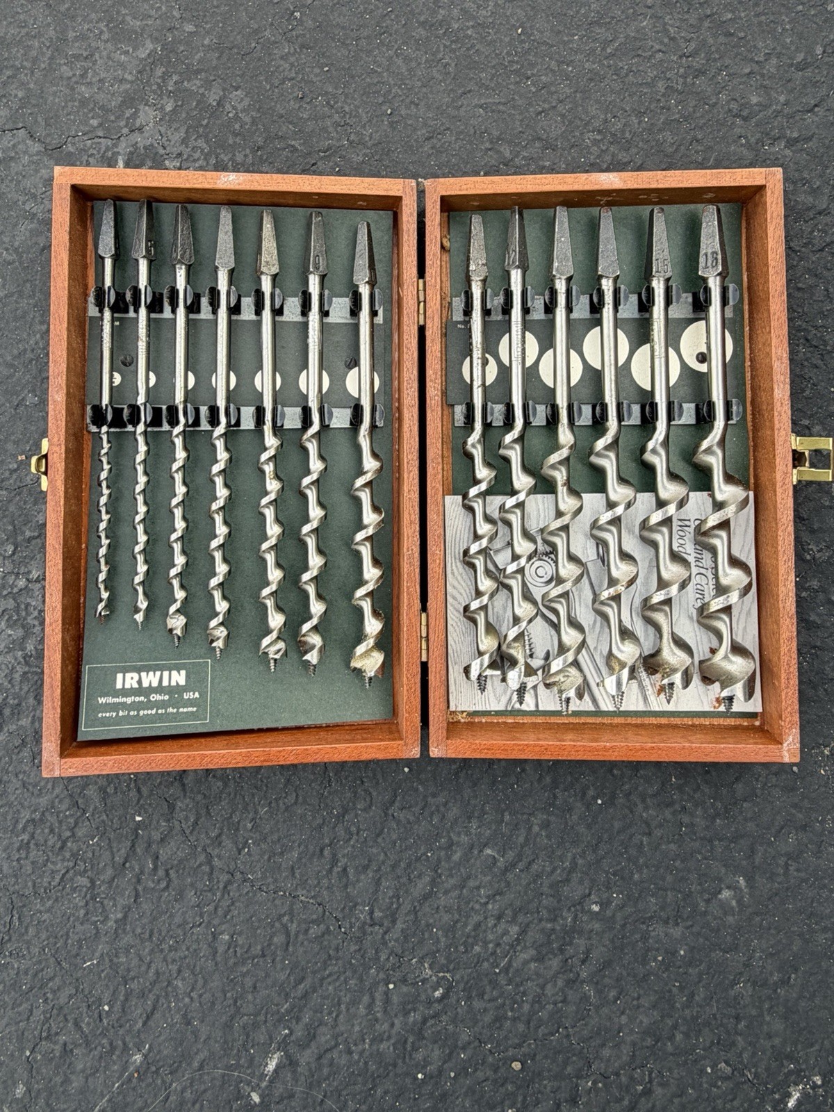Irwin Vintage drill bit set Irwin Vintage drill bit set