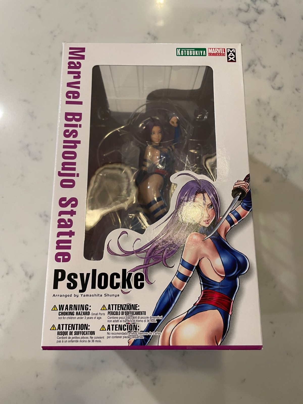 Kotobukiya Marvel Bishoujo Psylocke 1:8 Scale Figure Statue X-Men MISB