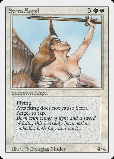 Serra Angel x1 3rd Edition Revised #40 MTG Magic the Gathering White Creature