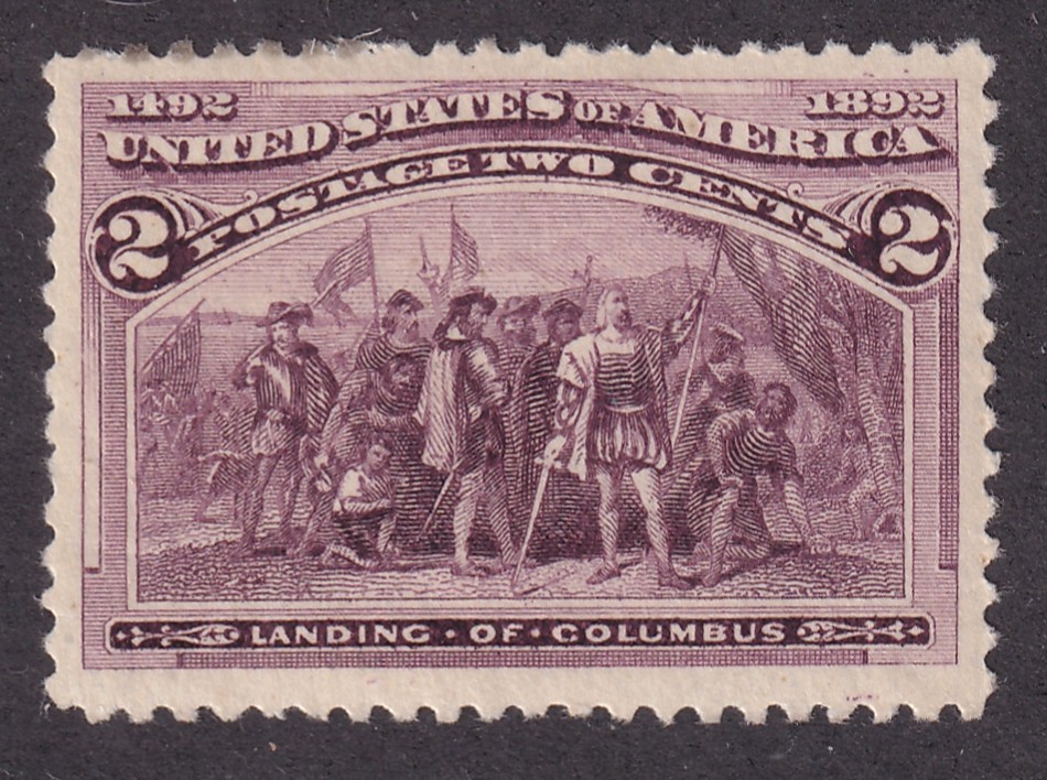 MATT\'S STAMPS US SCOTT #231 COLUMBIAN EXPO 2-CENT \