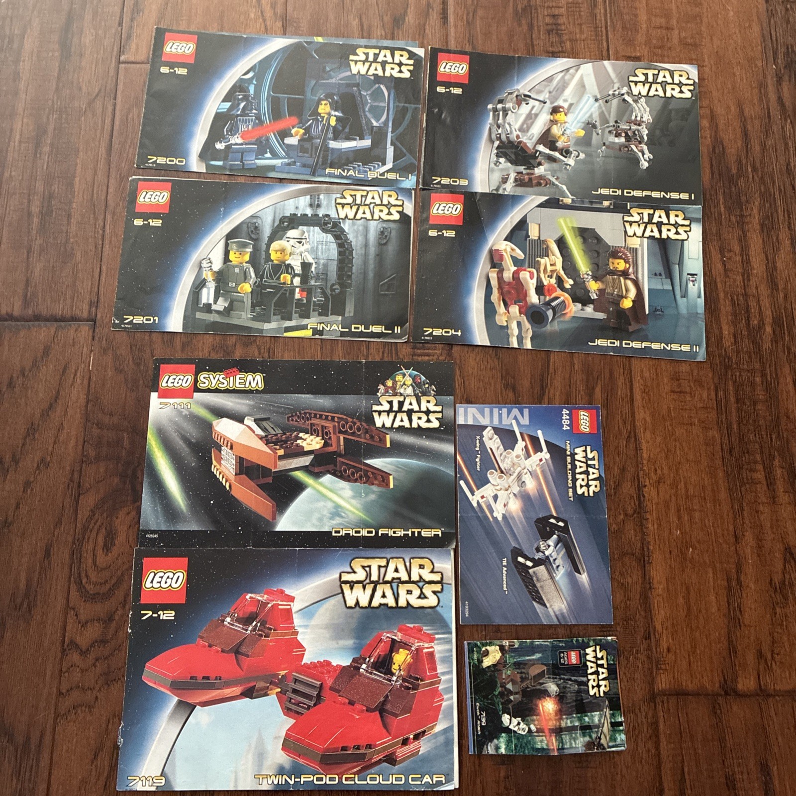 LEGO Star Wars Instruction Books Only 7200/7201/7203/7204/7111/7119/7139/4484