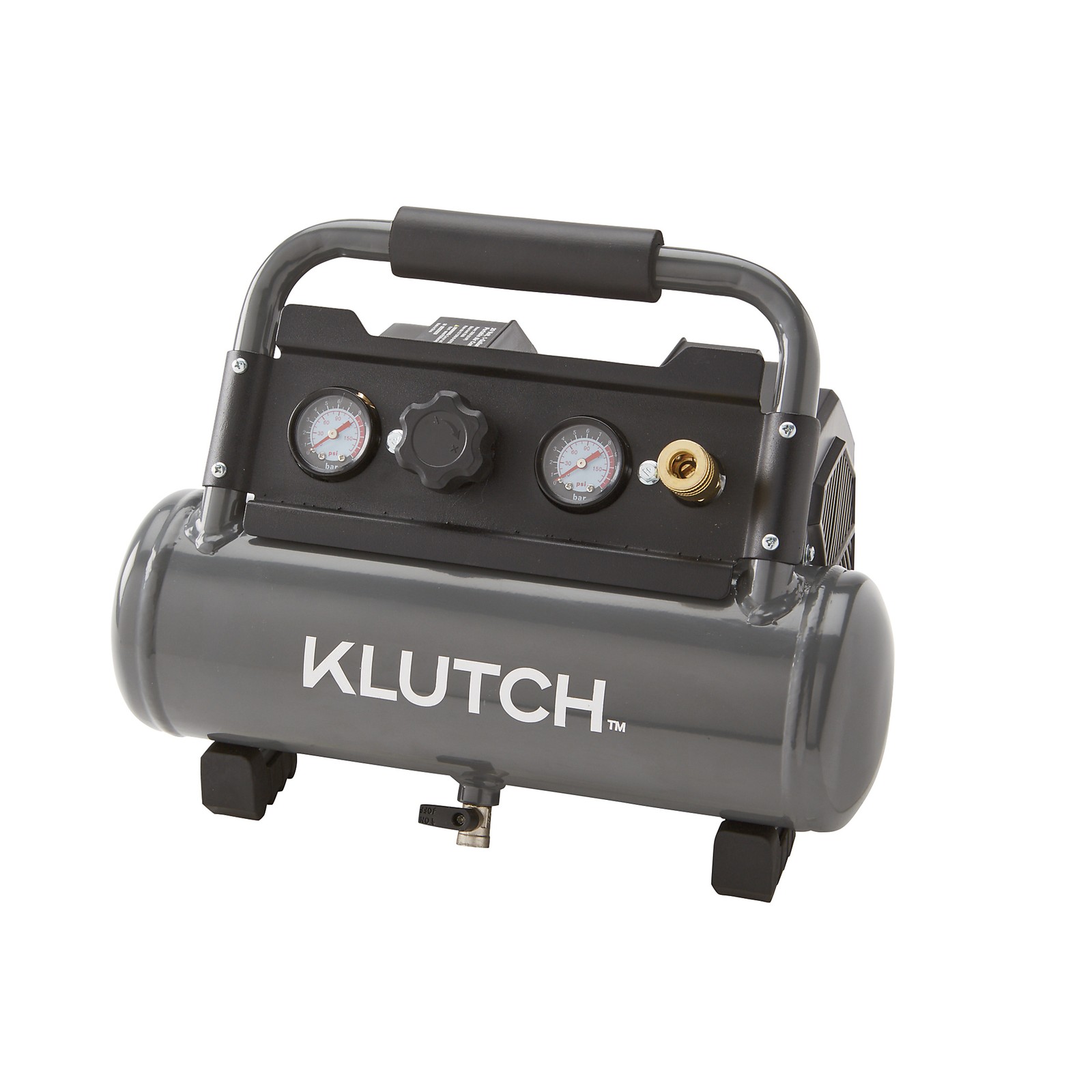 Klutch Portable Air Compressor, KLiQ 20V, 1 Gallon, 115 PSI, Cordless, Bare Tool