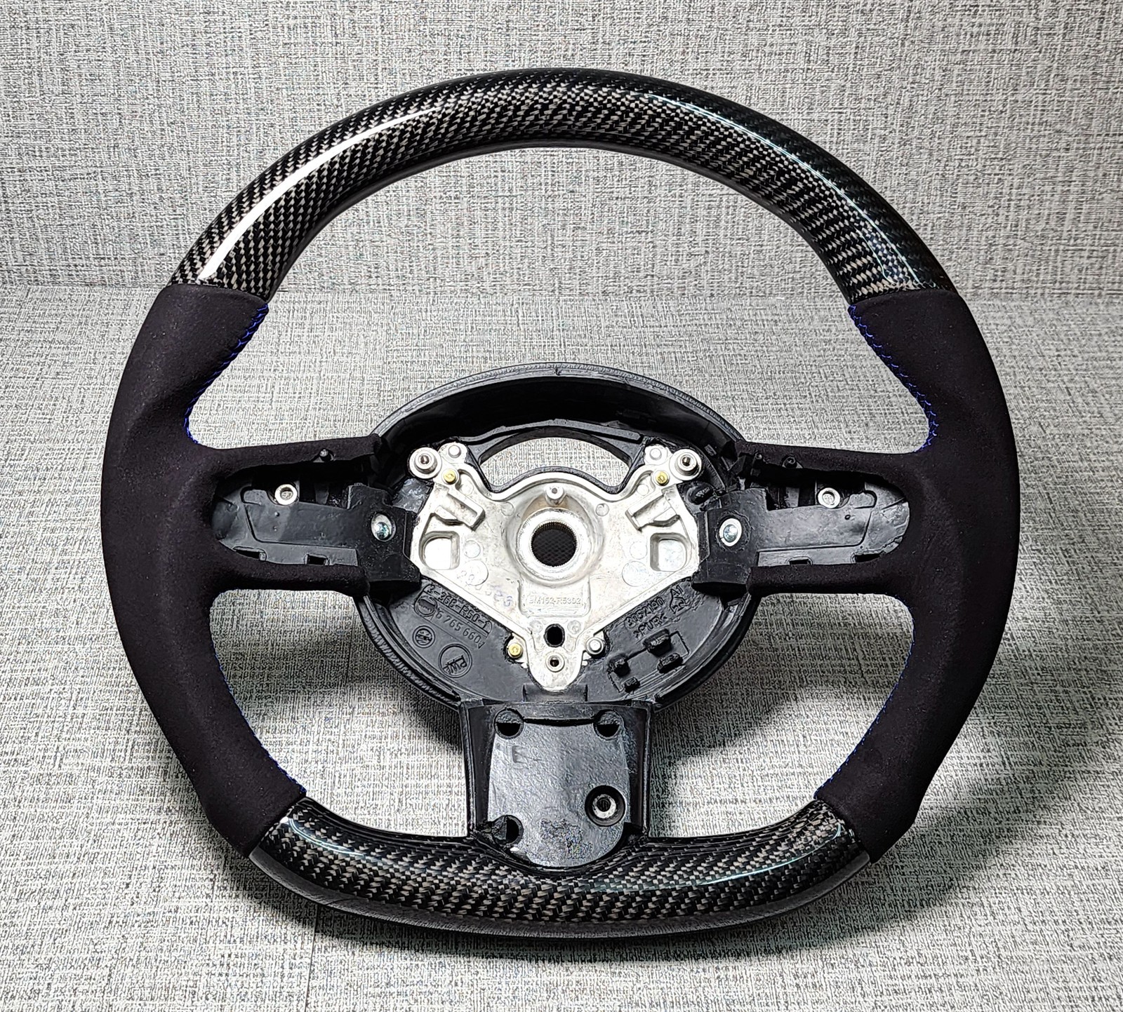 TARIFF FREE CARBON Alcantara Purple Stitch Steering Wheel for MINI R50 R52 R53