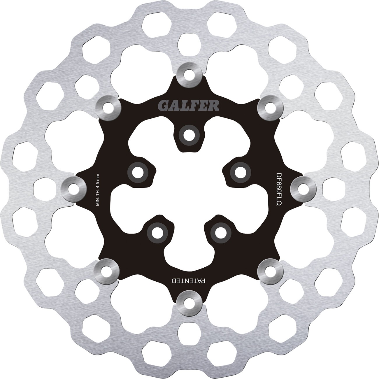 Galfer Brakes Cubiq Front Brake Rotor 11.5in Full-Floating Black Galfer Brakes Cubiq Front Brake Rotor 11.5in Full-Floating Black