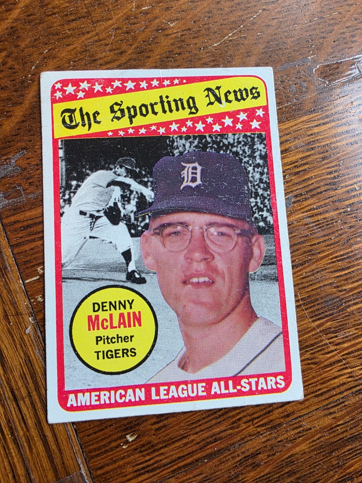 1969 Topps - The Sporting News All Star Selection Denny McLain #433