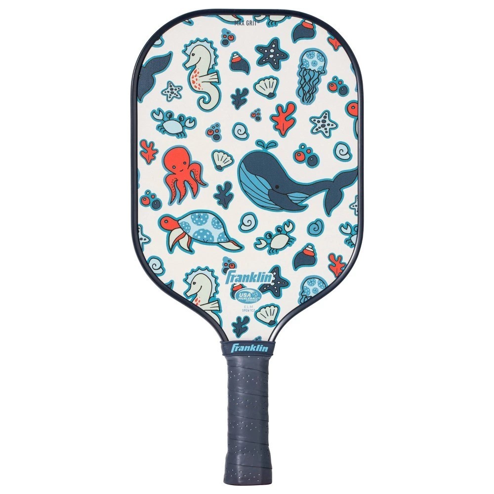 Fiberglass Construction-Franklin Sports Youth Paddle - Sea Creature Graphic