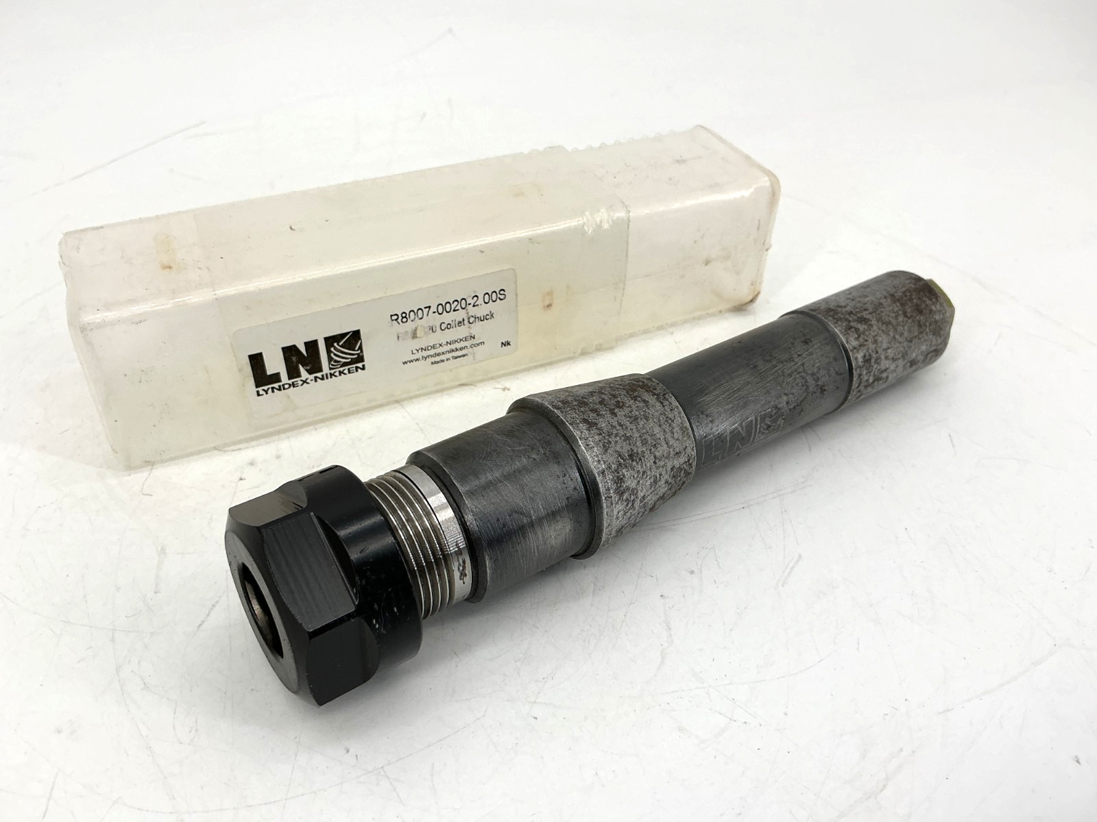New Lyndex-Nikken R8007-0020-2.00S Collet Chuck R8-ER20 Length: 6 New Lyndex-Nikken R8007-0020-2.00S Collet Chuck R8-ER20 Length: 6