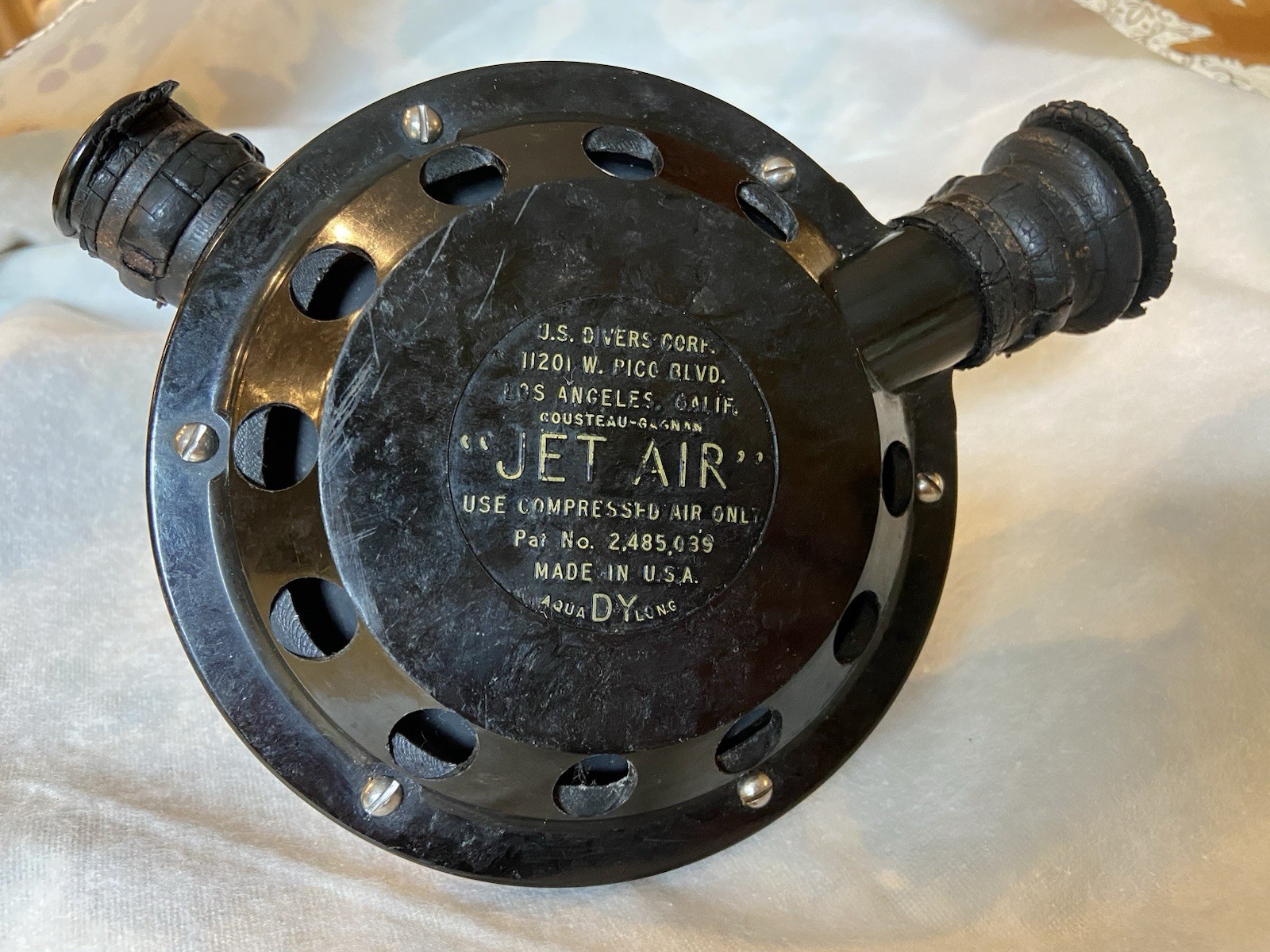 Aqua Lung Vintage Double Hose Regulator U.S. Divers  Made in USA