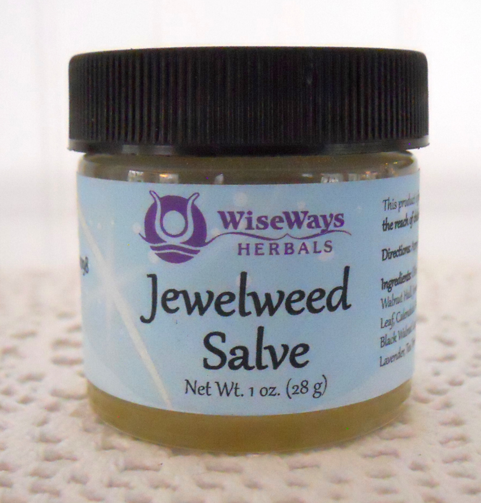 WiseWays Herbals    Jewelweed Salve   1 oz