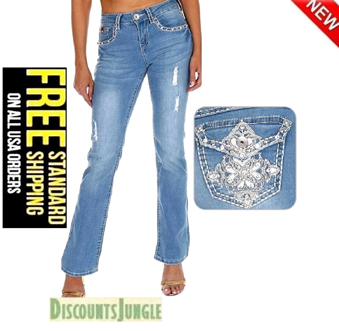 Sexy Couture jack David Womens Denim Stretch Bootcut & Skinny Jeans Sexy Couture jack David Womens Denim Stretch Bootcut & Skinny Jeans