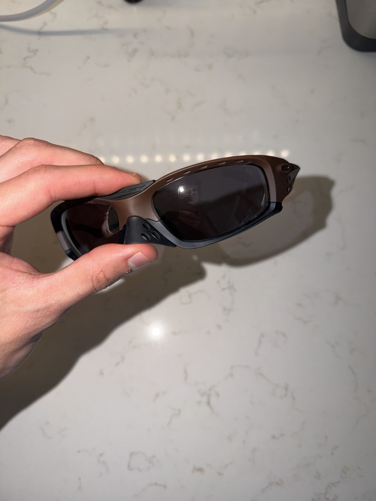 Oakley Plantaris SQ Brown Sunglasses Authentic Oakley Plantaris SQ Brown Sunglasses Authentic