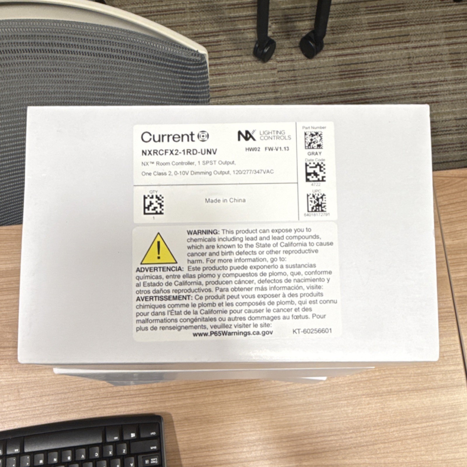 Current NXRCFX2-1RD-UNV Room Controller MPN NXRCFX2-1RD-UNV
