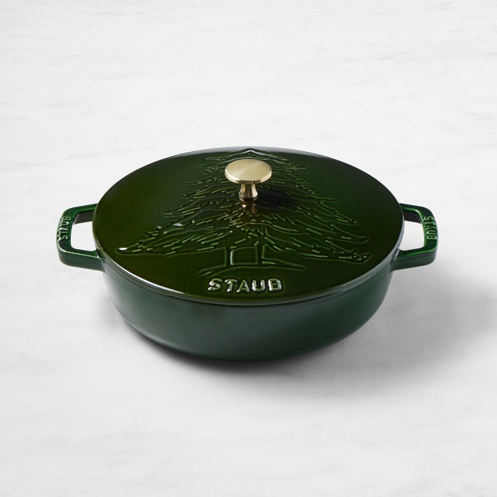 Staub Pine Tree Cast Iron Braiser, 2.5-Qt.-williamssonoma|47923
