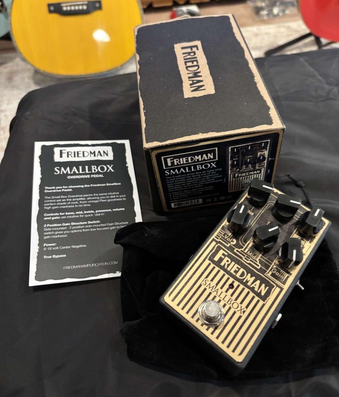 Friedman Amplification Small Box Distortion Effect Pedal - Mint In Box