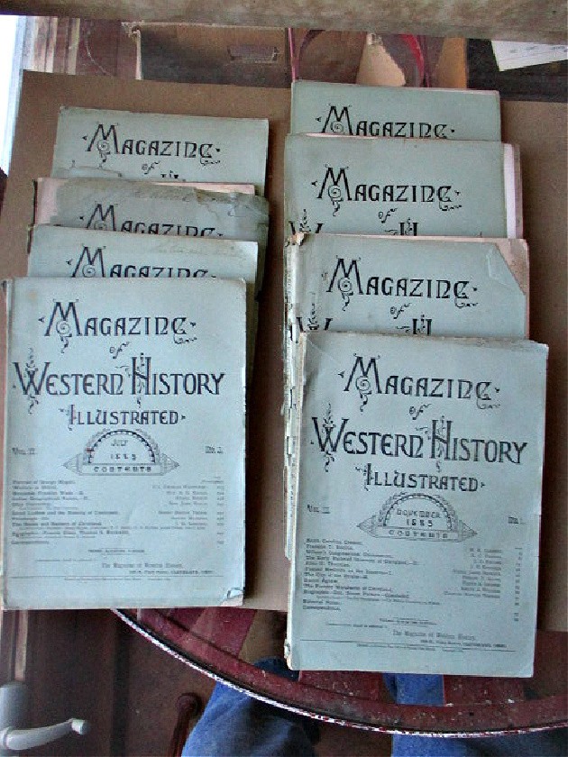 14 Issues, MAGAZINE of WESTERN HISTORY, Illust, 1885 - 86, Developing US History