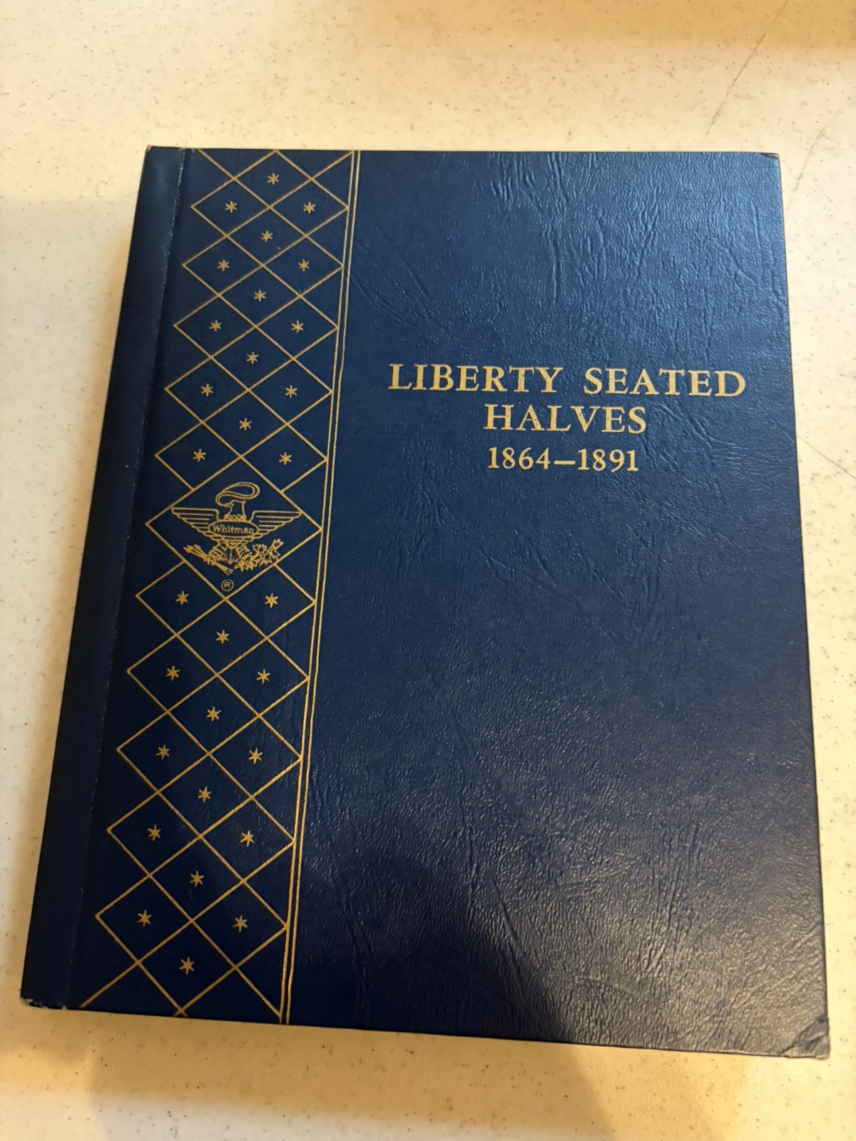 Vintage Whitman Bookshelf Album #9448 -Seated Liberty Half Dollar (1864-1891)