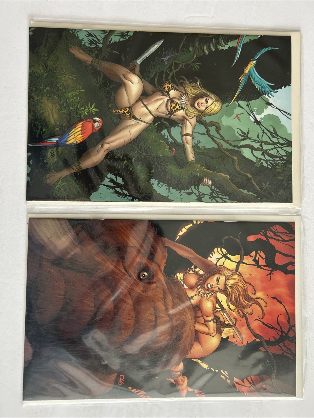 Jungle Girl #1 & 2 Frank Cho Virgin Cover Variant Dynamite Entertainment Jungle Girl #1 & 2 Frank Cho Virgin Cover Variant Dynamite Entertainment