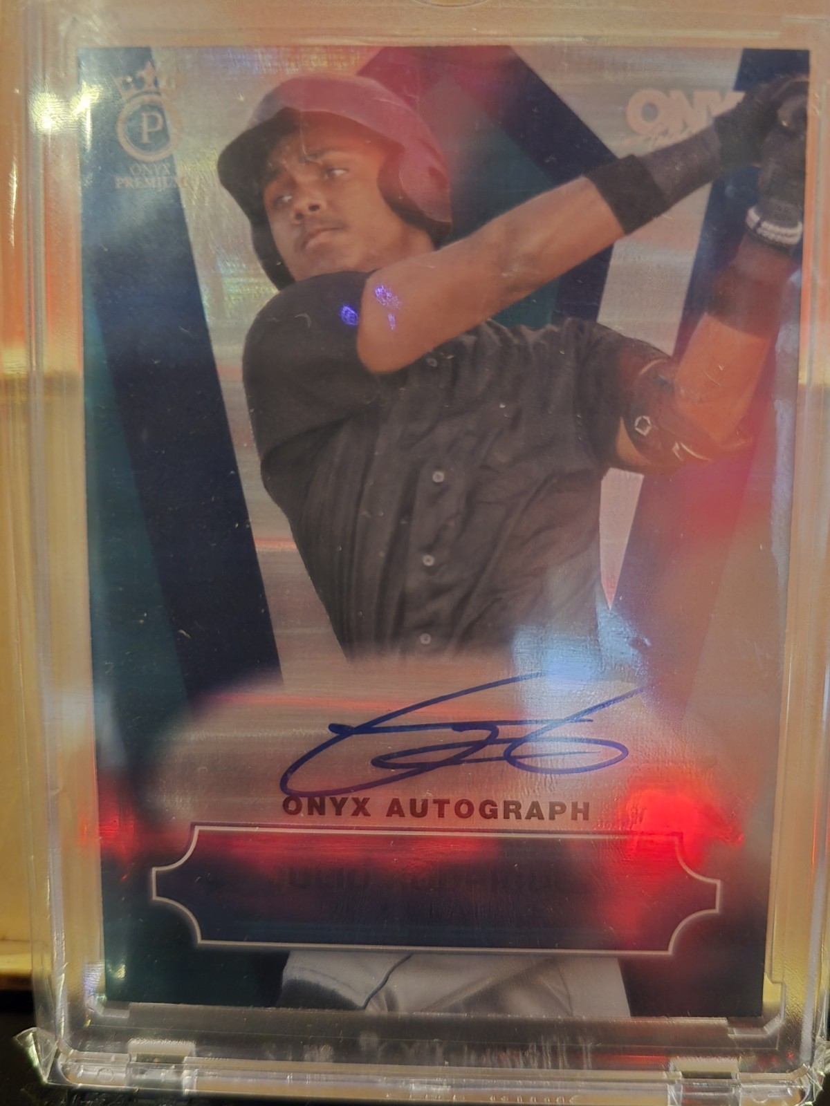 2022 ONYX PREMIUM JULIO RODRIGUEZ ON-CARD RC AUTO #OP-JR MARINERS s#d /280  MINT