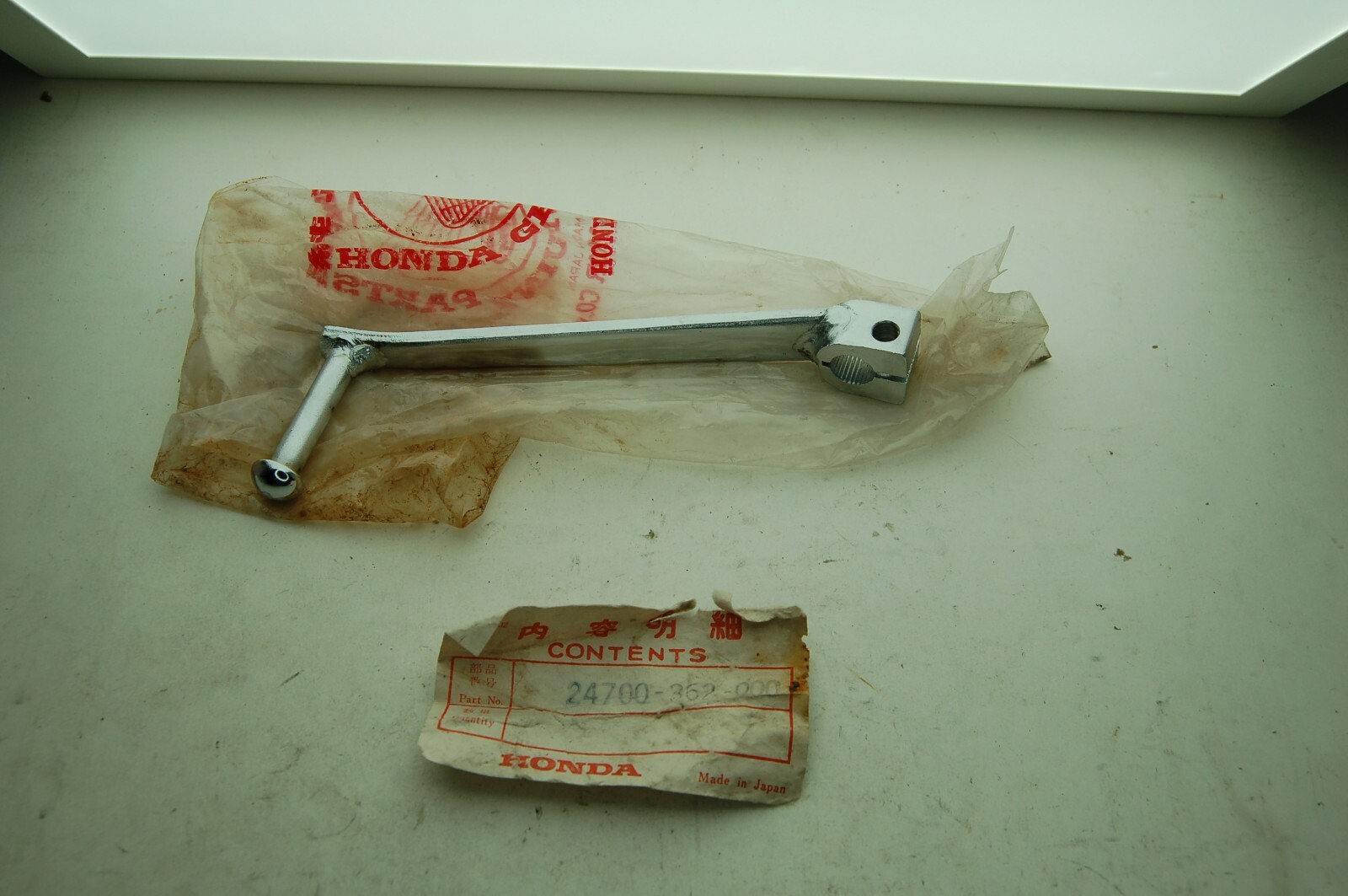 NOS HONDA 24700-362-000 GEARSHIFT PEDAL 1973-1978 XL175 XL175K1 XL175K2 NEW OLD