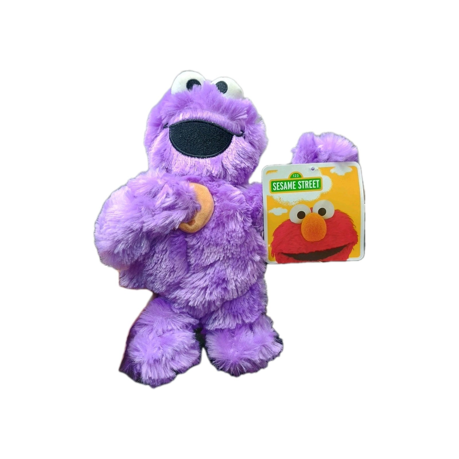 Sesame Street PURPLE Cookie Monster Plush Toy Factory Doll Figure RARE NWT Soft