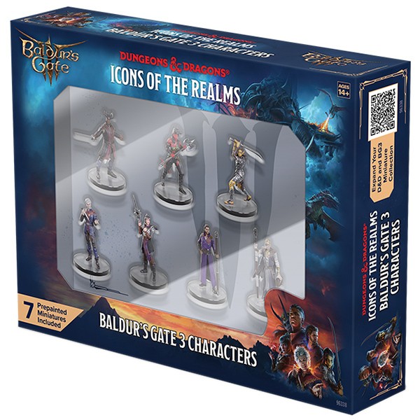 Rpg Miniatures Icons Of The Realms D&D: Baldur\'s Gate 3 Characters - Premium Bo