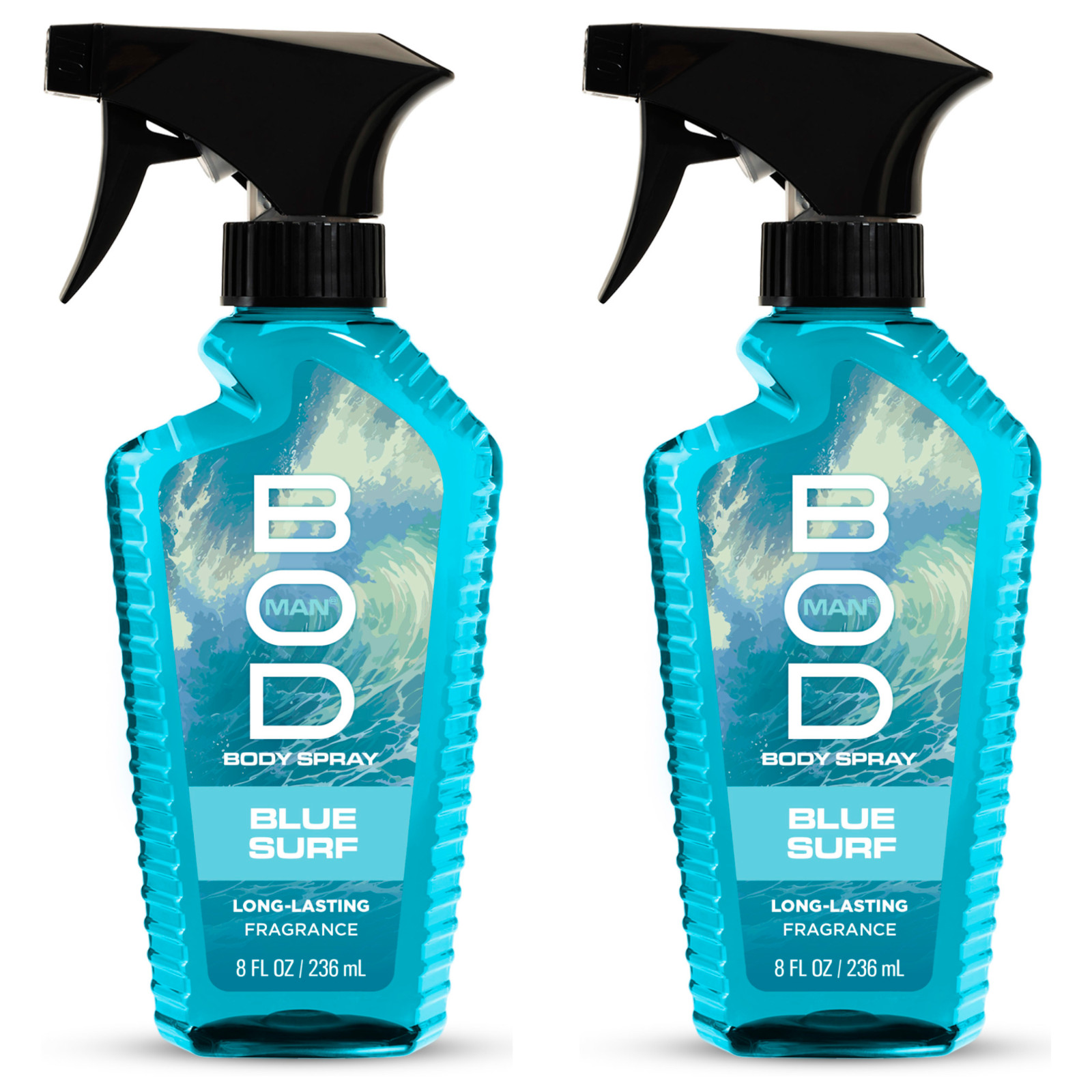 Bod Man Blue Surf Fragrance Body Spray 8 fl oz 2-Pack