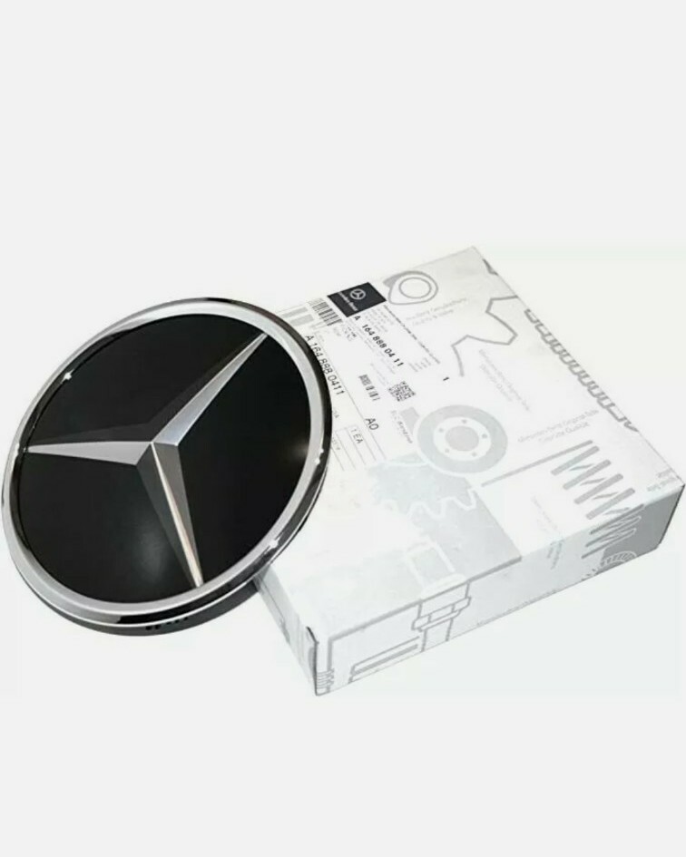 Mercedes Front Grille Star Emblem Distronic Upgrade AMG Style Plate A1648880411