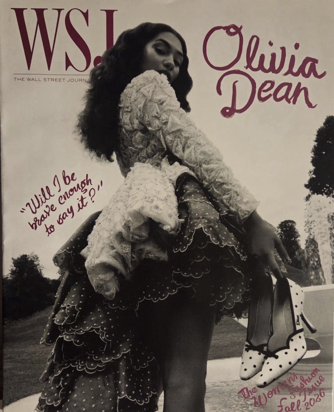OLIVIA DEAN - WSJ MAGAZINE - SEPT 2026 - NEW - COLLECTIBLE - 
