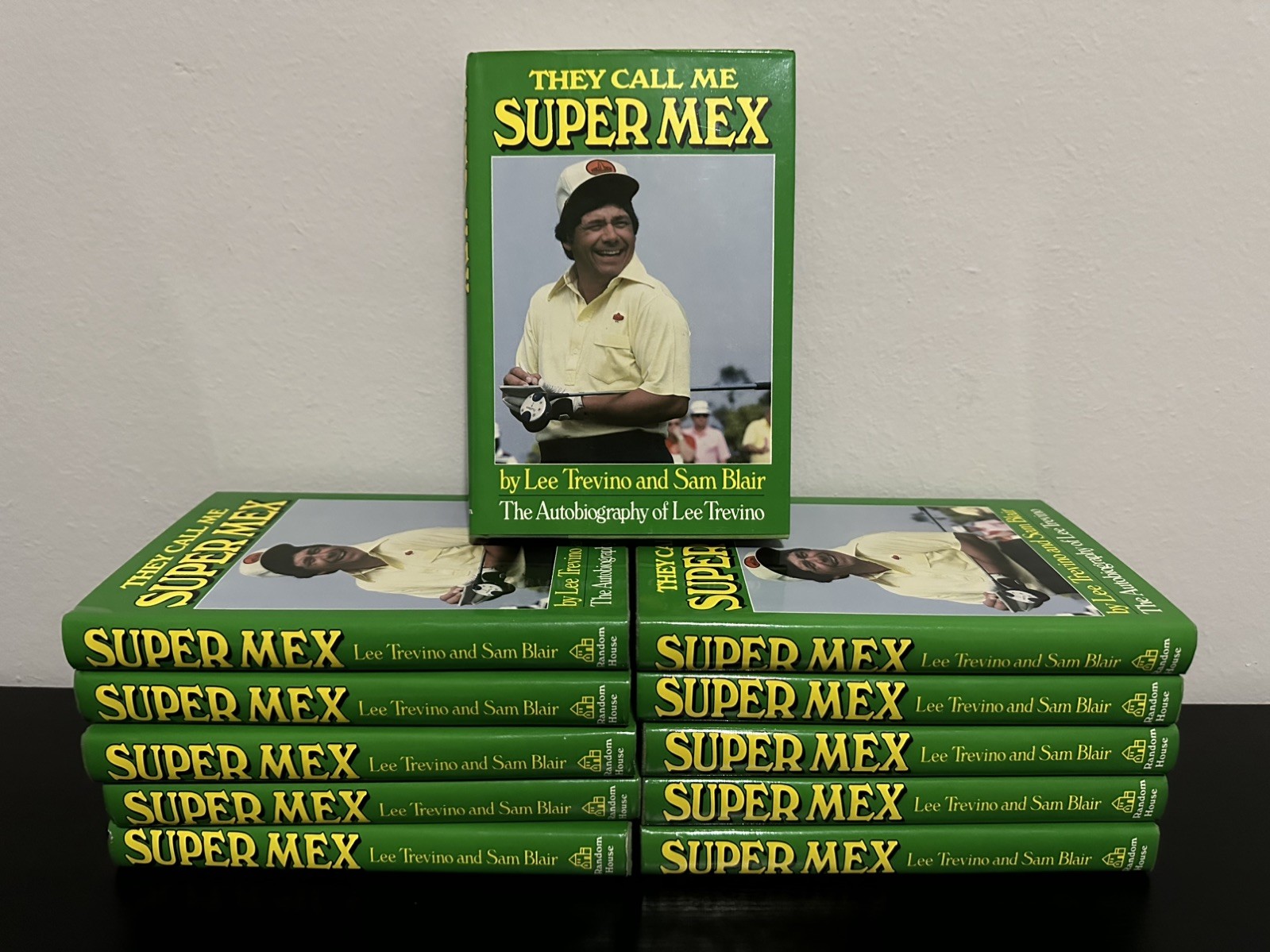 Lee Trevino Autographed Book They Call Me Super Mex 1st edition Hardcover PGA Lee Trevino Autographed Book They Call Me Super Mex 1st edition Hardcover PGA